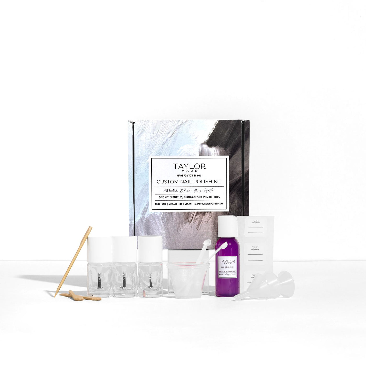 Gray | Black | White Polish Kit