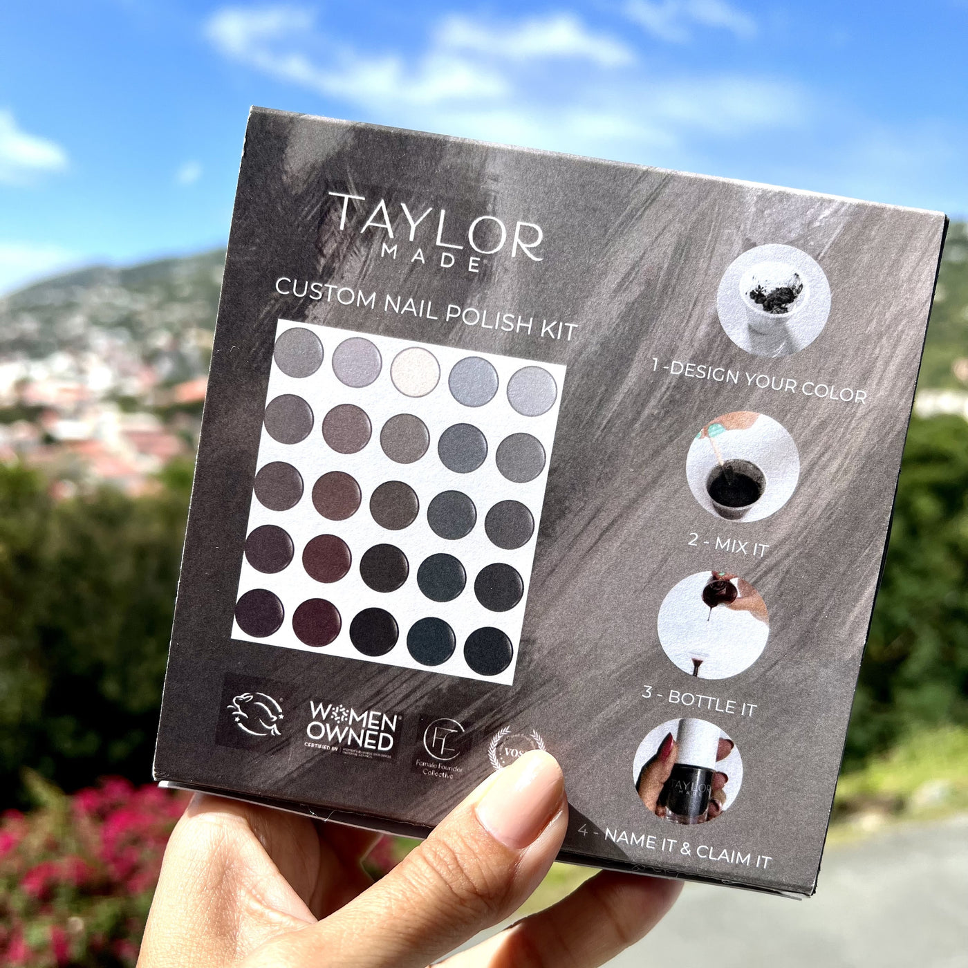 Gray | Black | White Polish Kit