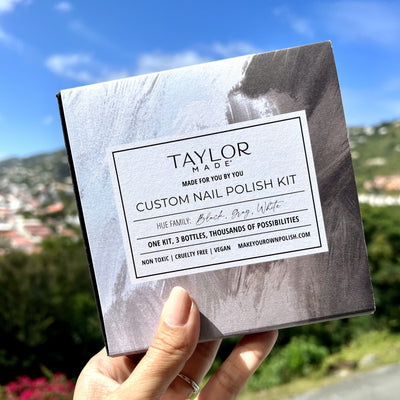 Gray | Black | White Polish Kit