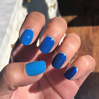 Blue | Green | Yellow | Teal Polish Kit